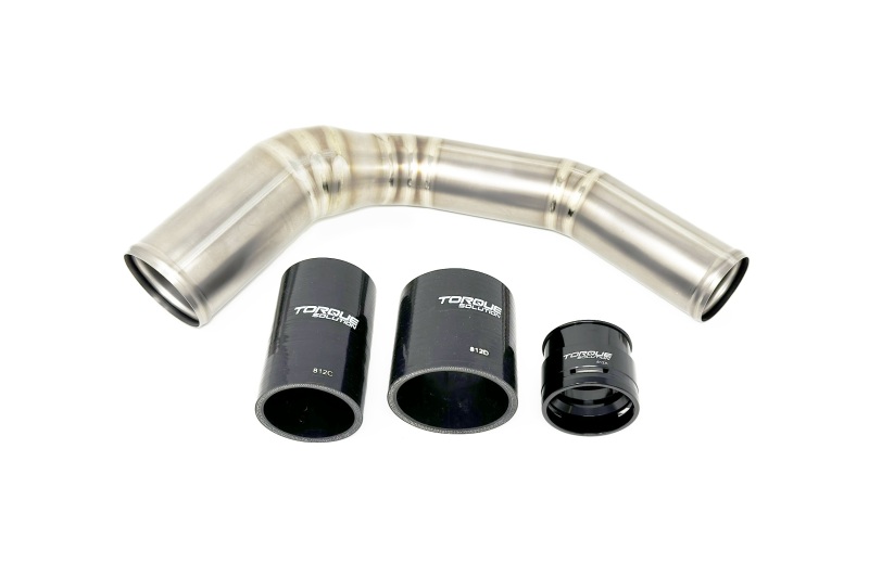 Subaru WRX Performance Air Intake - Torque Solution - Titanium Top Mount Charge Pipe - Brushed - `22-`27